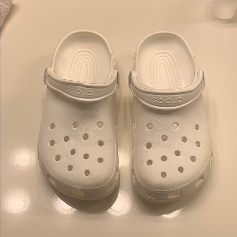 White Crocs